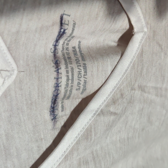 Victoria's Secret pajama set SMALL Beige NWOT - Picture 3 of 7